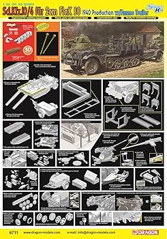 Amazon | プラッツ ドラゴン 1/35 WW2 ドイツ Sd.Kfz.10/4 1t
